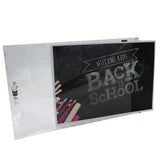 100 Pochettes transparentes en plastique format 25x35 cm ouverte