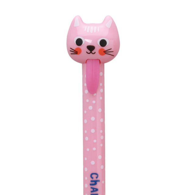 Lot de 6 Stylos Gel Effaçables Pom Pom Cat – Encre Bleue – Pointe 0,5 mm