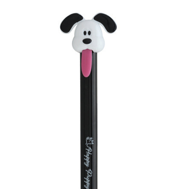 Lot de 6 Stylos Gel Effaçables Pompom Dog – Encre Bleue – Pointe 0,5 mm