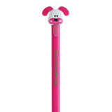 Lot de 6 Stylos Gel Effaçables Pompom Dog – Encre Bleue – Pointe 0,5 mm